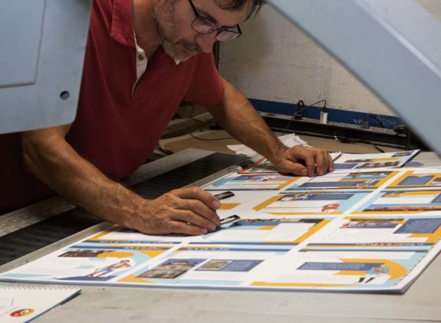 Foto de Impresión de los cuadernos de Aprendeaver