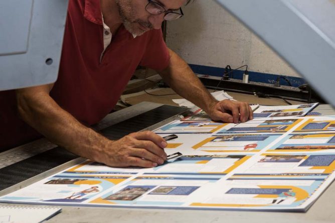 Foto de Impresión de los cuadernos de Aprendeaver