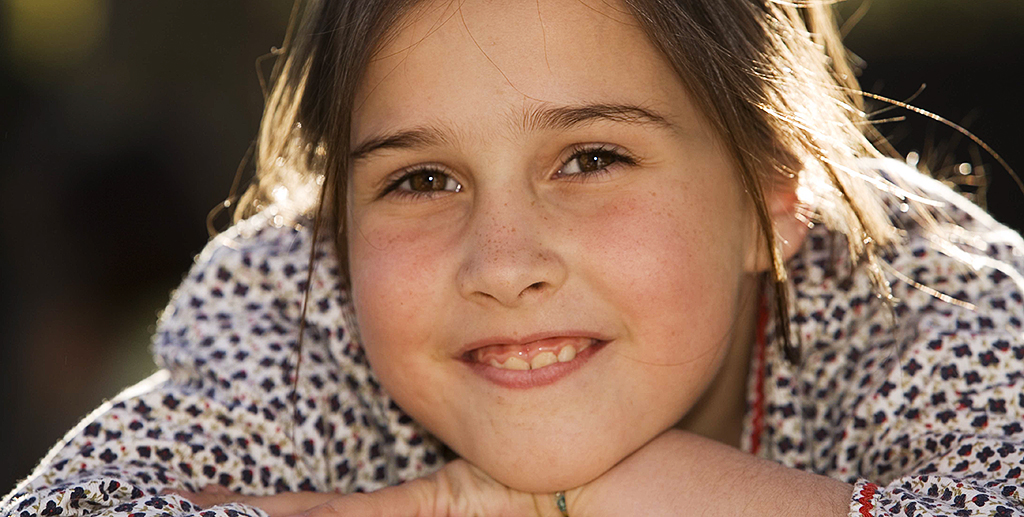Niña sonriendo